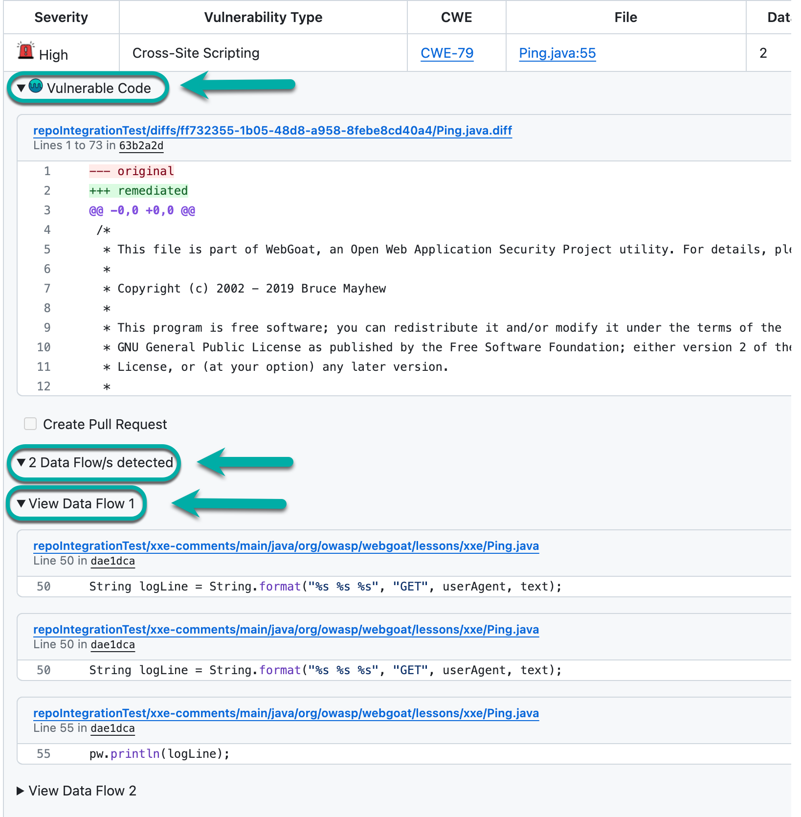 vuln code findings.png
